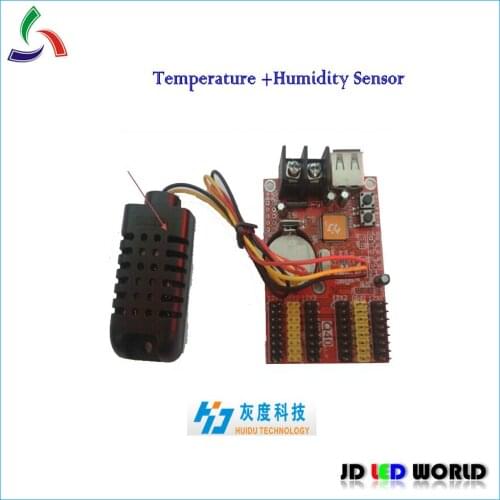 Temperature and Humidity Sensor Showing Temperature and Humidity Additional function for Single dual color controller