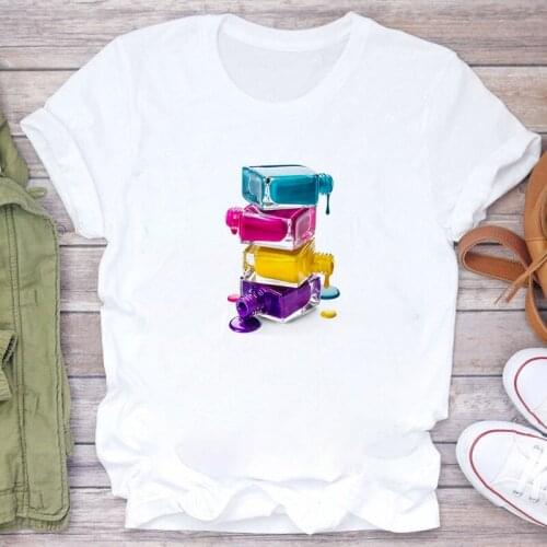 Women T shirt Plus Size Graphic 3D Finger Nail Fashion Cute Printed Top Tshirt Female Tee Ladies Clothes Short sleeve T-shirt