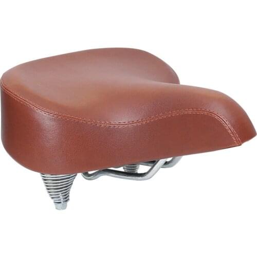 G186 Bicycle retro car commuter car beach bike saddle large pull down spring saddle conical spring saddle 27*25CM