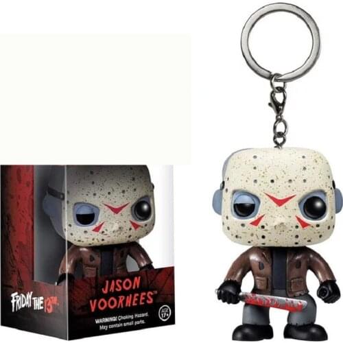 Pocket Pop Keychain Official Friday the 13TH Jason Voorhees Action Figure Collectible Model Toys for Children Birthday Gift