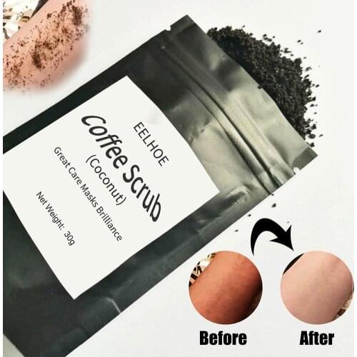 30G Coffee Scrub Coconut Fragrance Body Scrub Cream Moisturizing Dead Salt Cellulite For Exfoliating Anti Sea Whitening K6E7