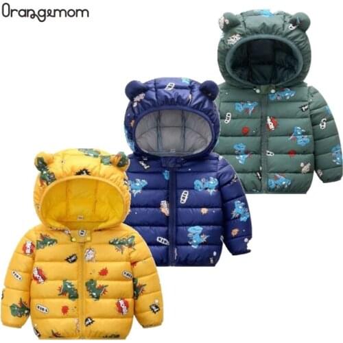 Baby Girls Jackets Spring Outerwear Cotton Cartoon Pattern Hooded Coat For Baby Boys Clothing Kids Clothes 2020 Fashion Jackets