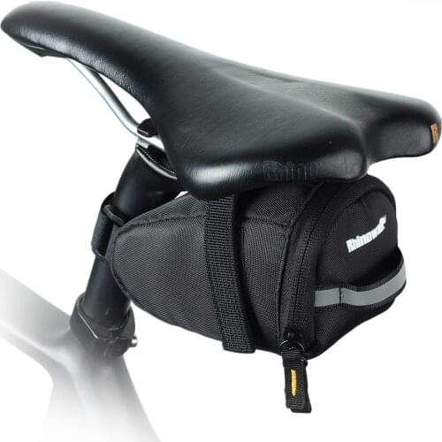 RHINOWALK Small Bicycle Saddle Bag Waterproof MTB Mountain Bike Rear Back Under Seat Bag Tail Bag Seatpost Cycling Accessories