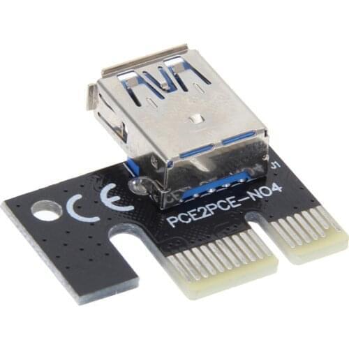 Mini USB3.0 Graphics Card Riser Card PCI-E 1X To 16X Mining Extension Adapter Mining Extender Mining Accessories