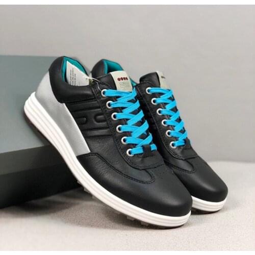 Outdoor Walking Sport Shoes Men Spring Autumn Lace Up Running Trainers Breathable Genuine Leather Jogging Fitness Sneakers Male