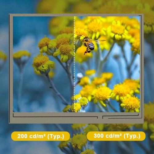 Original Innolux LQ035NC111 320x240 Lcd Screen Display Withtouch 54 Pins For handheld Pda Portable Navigation TFT 300 Nits