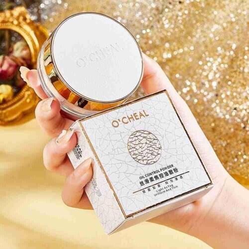 Whitening Loose Powder for Makeup Powder Color Waterproof Powder Make Up Girl Face Powder with Oil Control Pressed Powder