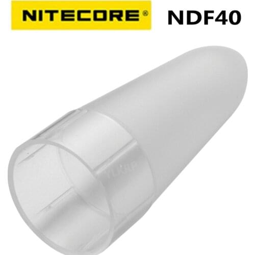 Portable Lighting Accessory Nitecore NDF40 40MM Flashlight Diffuser Suitable for Flashlight with Head of 40mm