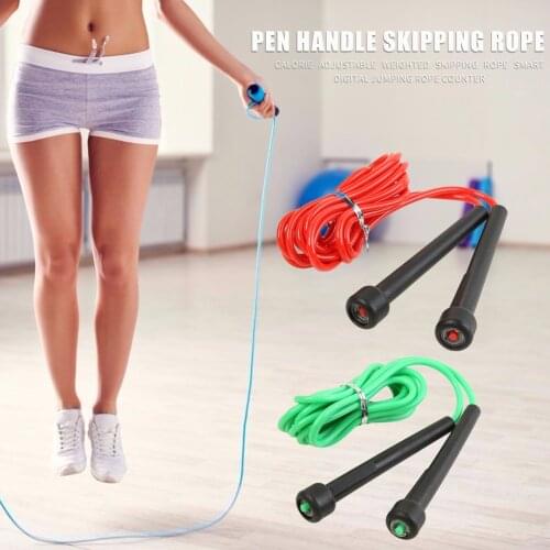 Professional Exercise Jumping Rope Adjustable Skipping Rope PVC Gym Workout Fitness Lose Weigh Equipments