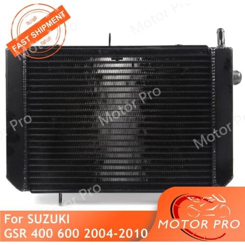 Motorcycle Radiator For Suzuki GSR400 GSR600 2004 -2010 Engine Cooler Cooling 2004 2005 2006 2007 2008 2009 2010 Motor Bike