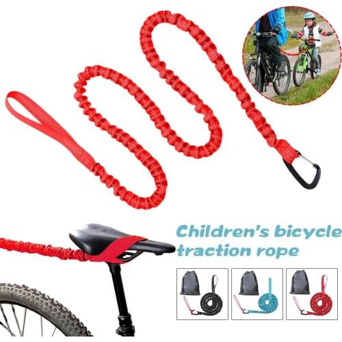 Bicycle Tow Rope Bungee Child Cycling Stretch Pull Strap Mountaineering Adventures Elastic Parent-Child Nylon Tow Rope for Child
