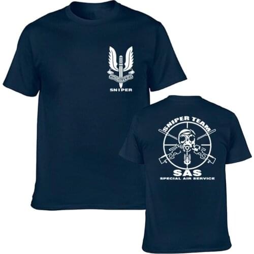 SAS Special Air Service British Army Special Forces Sniper T shirt Mens 100% Cotton Short Sleeve Summer T-Shirt Adlut Top Tee