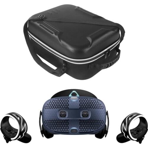 Storage Bag Portable Large Capacity Case All-around Zippered Carrying Pouch For H-TC Vive Cosmos VR And Controller