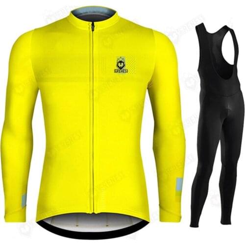 FRENESI Cycling Jersey Mens Team Winter Thermal Fleece Long Sleeve Set GEL Bicycle Clothing Maillot Ropa Ciclismo Hombre Suit