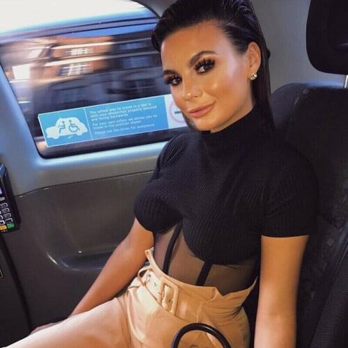 2020 Summer T-shirt Woman Clothes Short Sleeve Clothing Casual Thin T-Shirt Ladies Cami Tee Tops Black Shirt Fashion Club Shirts