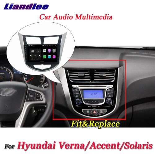 Car Android Multimedia System For Hyundai Verna/Accent/Solaris 2011-2012 Stereo Radio Video GPS Navigation
