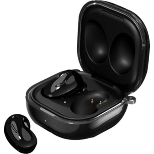 Earphone Case Protective TPU Case Shockproof Protection Soft Cover With Carabiner For Galaxy Buds Live Earphone Cover For Airpod