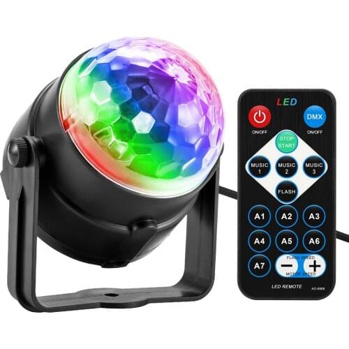 Led Disco Light Stage Lights DJ Disco Ball Lumiere Sound Activated Laser Projector effect Lamp Light Music Christmas Party