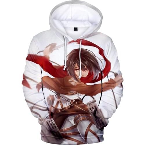 Hot Attack On Titan Hoodies Men/women Fashion Harajuku Hip Hop Streetwear 3D Print Plus Size Attack On Titan Mens Hoodies