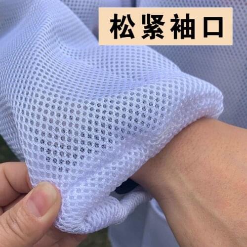 Air cotton half body anti bee clothing air permeable bee clothing bee protective clothing bee hat bee keeping tools complete