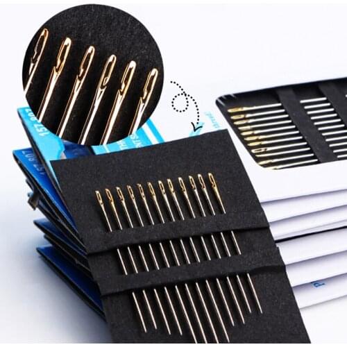 Needles DIY Multi-size Hot Sale Sewing Needle Sewing Side Opening Popular Darning 12PCS/Lot Blind Needle Stainless Steel