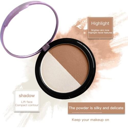 Silhouette Contour Powder Palette Brightening Nose Shadow Base Modification V-shaped Long-Lasting Highlight Face Beauty Makeup