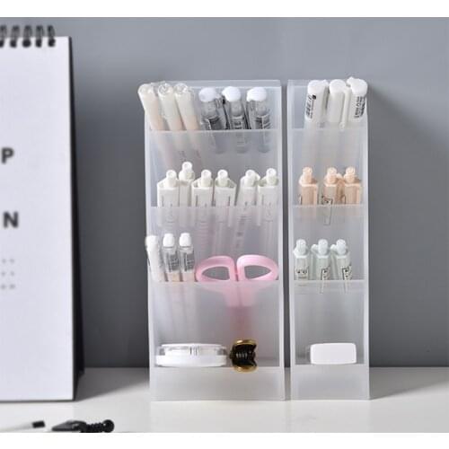 Pencil Pen Holder marker for Desk Organizer Multi-Function Creative Kitchen Makeup Storage School Office Stationery Accessorie