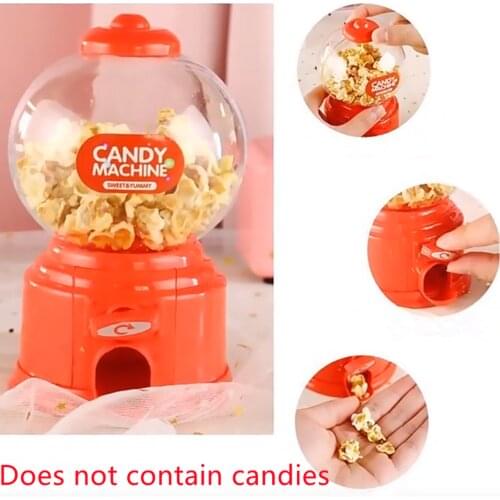 Cute Sweet Mini Candy Machine Bubble Dispenser Coin Bank Kids Toys Children Gift HR