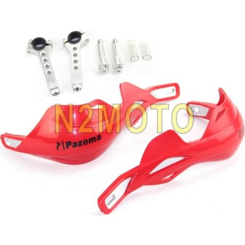MX Dirt Pit Bike Motorcycle 7/8" 1-1/8" Handguard 22mm 28mm Hand Guard Brush Bar for Honda Off Road Racing Bike Red