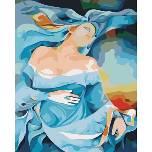 Cosy 40x50cm Diy Oil Painting By Numbers Animal Picture By Numbers On Canvas Flower Home Decor Unique Gift