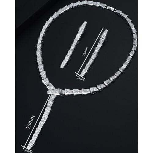 Be 8 Unique Brilliant AAA Cubic Zirconia Wedding Jewelry Set White Color Africa Luxury Bridal 2pcs Set Festival Dress Party S465