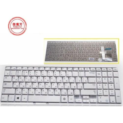NEW Russian keyboard FOR Samsung NP370R5E 450R5V 470R5E 450R5J 450R5U 370R5V 510R5E 450R5E Laptop WHITE