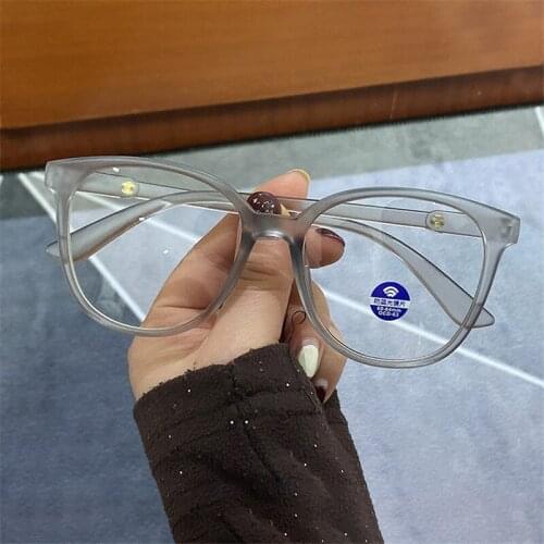 New Unisex PC Frame Eyewear Oculos Eyeglasses Female Anti Blue Light Glasses Women Vintage Clear Lens Men Gafas Para Mujer