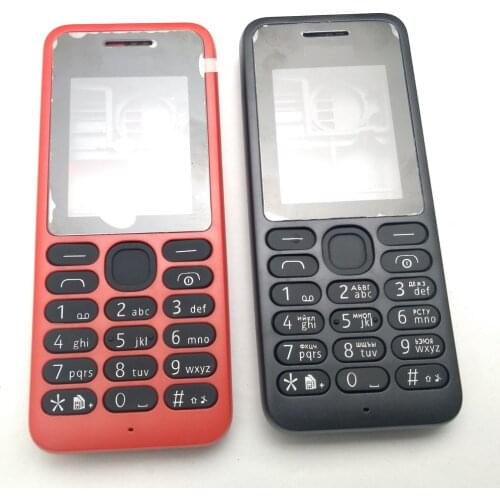 New Full Complete Mobile Phone Housing Cover Case+Russian Keypad For Nokia 130 DS RM-1035 Rm1122