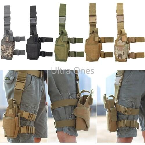 Outdoor Tactical Hunting Gun Holster Shooting Cs Combat Training Military Leg Holsters Army Wargame Airsoft Thigh Pistol Holster