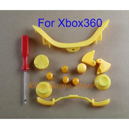 20sets/lot Replacement Full set buttons with T8 screwdriver for XBOX 360 xbox360 wireless controller repair parts