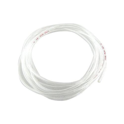 Transparent 4 Meters 13.1Ft 4mm x 2.5mm Pneumatic Polyurethane Air Hose Tube
