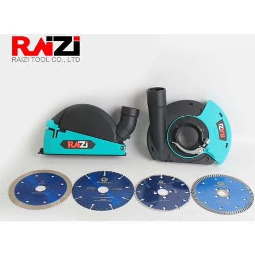 RAIZI 125mm Cutting Dust Shroud Grinding Dust Shroud Granite Marble Stone Porcelain Tile Universal Vacuum Diamond Saw Blade Disc