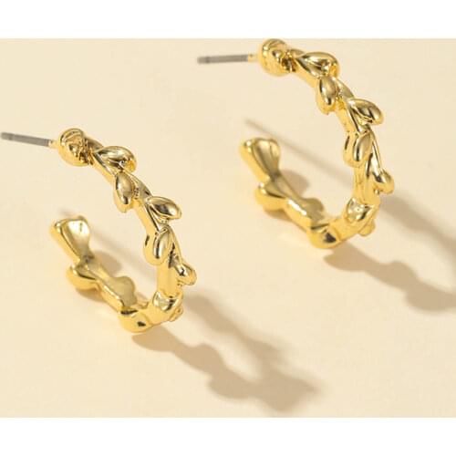 Smooth Oversize U Shape Creole Hoop Earrings for Women Punk Gold Color Huge Circle Waterdrop Argola Earring Bijoux Dropshipping