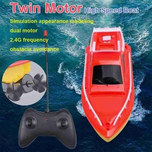 High Speed RC Boat Toy Mini Remote Control Racing Boat RC Ship Toy Waterproof Remote Control Racing Boat Toy For Children Gifts