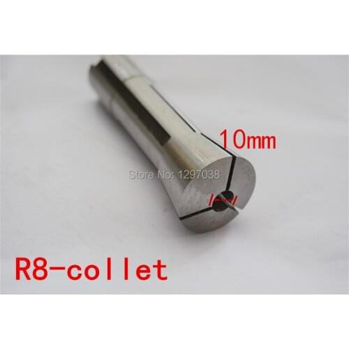 1pcs R8 Collet Socket Clamp Diameter 10mm Metric Size Draw Bar M12 Suit for R8 Collet Chuck Holder