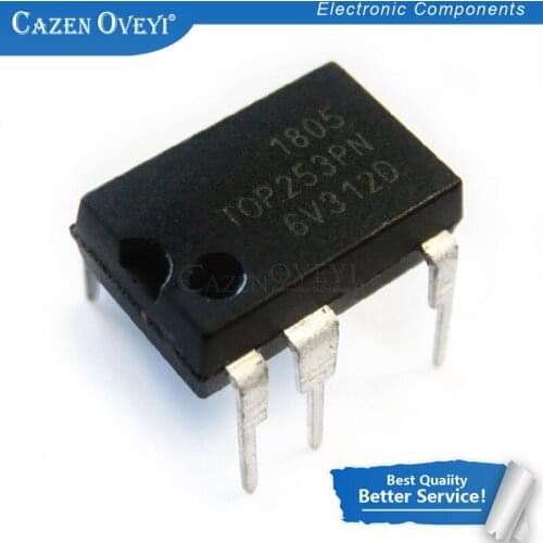 10pcs/lot TOP253PN TOP253 DIP-7 In stock