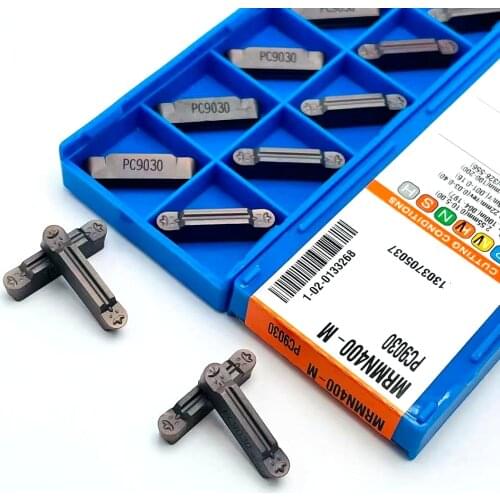 10pcs turning insert MRMN200 MRMN300 MRMN400 PC9030 cut-off turning tool carbide insert CNC lathe tool MRMN grooving tool parts
