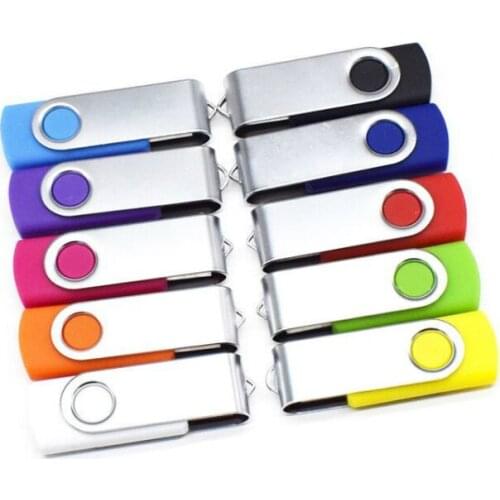 100pcs/lot Free Logo Pen Drive 4GB 8GB 16GB 32GB 64GB Metal USB 2.0 Memory Stick U Disk flash drive Pendrive Cle Usb for Wedding