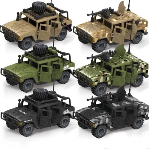 2021 World War 2 WW2 Army Military Soldier City Police SWAT 88MM Anti-Tank Gun Model Building Blocks Bricks Kids Toys Gift