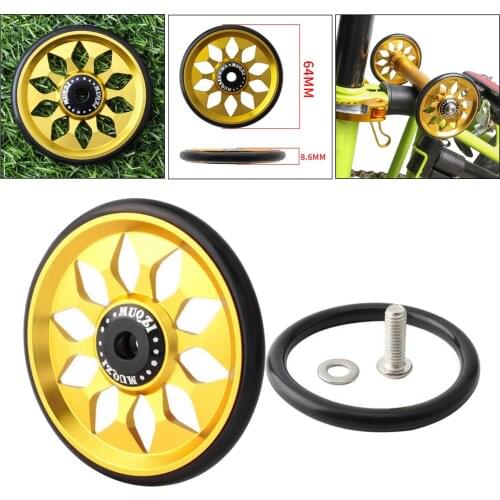 60mm Folding Bike Easy Wheel EZ Wheels for Transport Carry