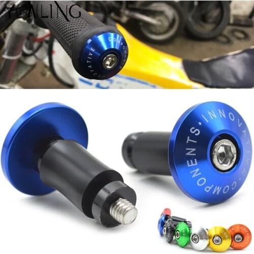 7/8''22 mm CNC motorcycle handlebar cap motocross handle bar grips ends for suzuki ducati honda cbr 250rr cb600f cbf600 vfr800