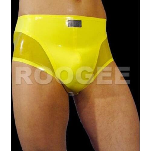 Faster shipping! sexy latex shorts underpants for men (not including black plug)