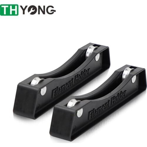 Filament Holder Tabletop Spool 3D Printer Material Shelves Supplies Fixed Seat For ABS PLA 1kg coil Rack Tray Black