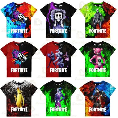 Baby Clothes Fortnite Shoot Victory Sudaderas Children Kids T-shirt Battle Royale 3d Tees Boys Girls Tops Tshirt